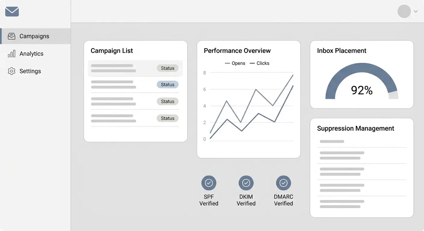 How to Build a Web App for Email Campaigns & Deliverability | Koder.ai