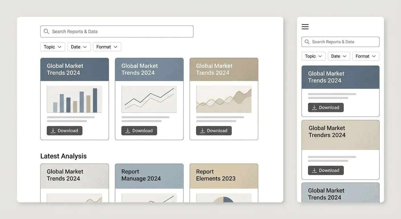How to Create a Website for a Research & Analytics Report Hub | Koder.ai