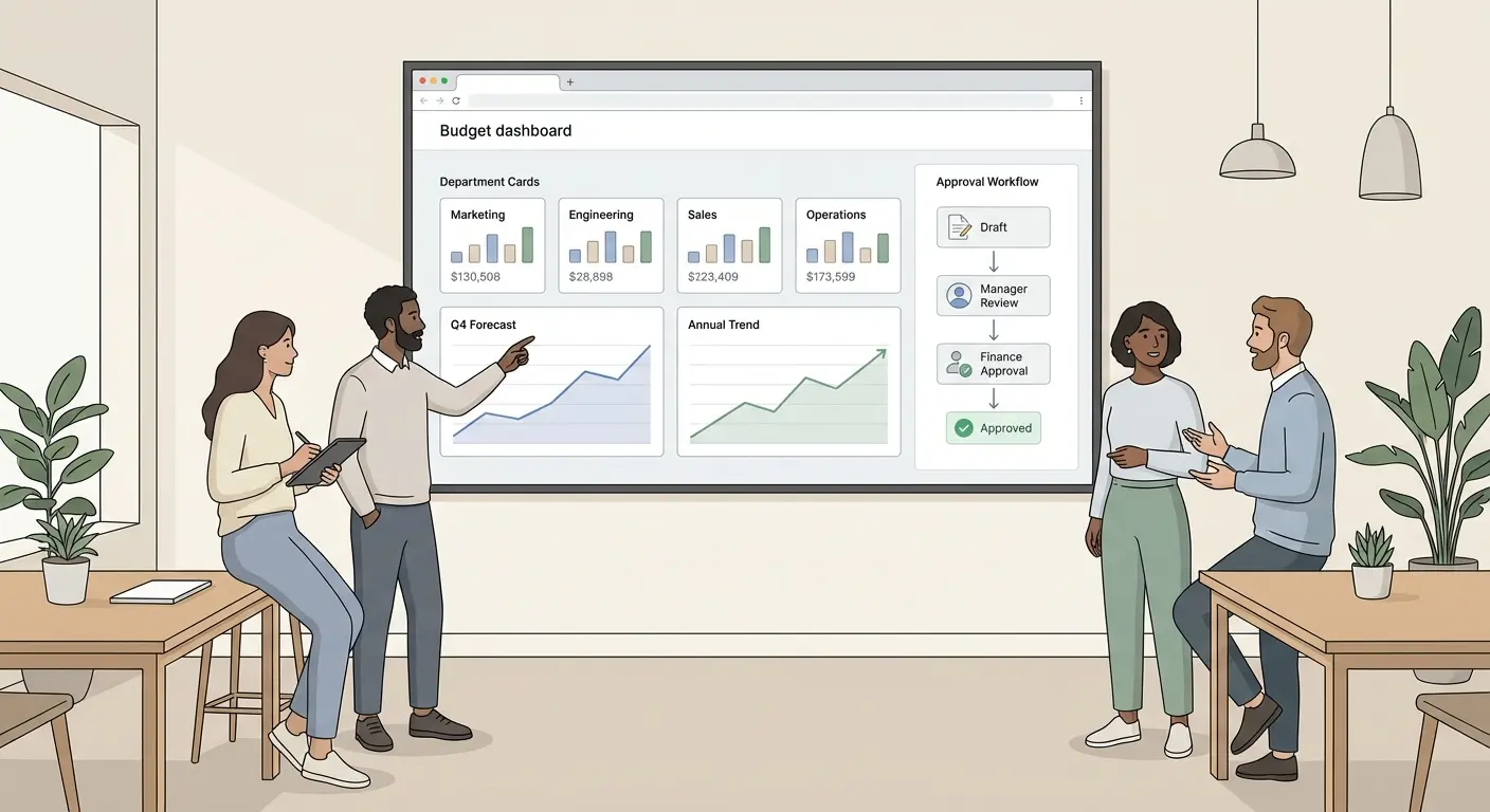 How to Build a Budget Planning & Department Forecasting Web App | Koder.ai