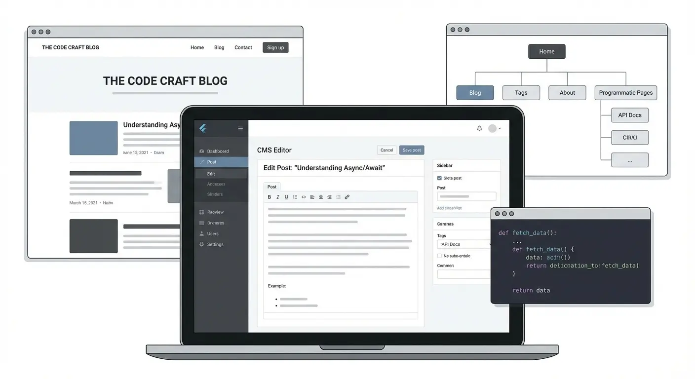 How to Build a Technical Blog Website With Programmatic Pages | Koder.ai