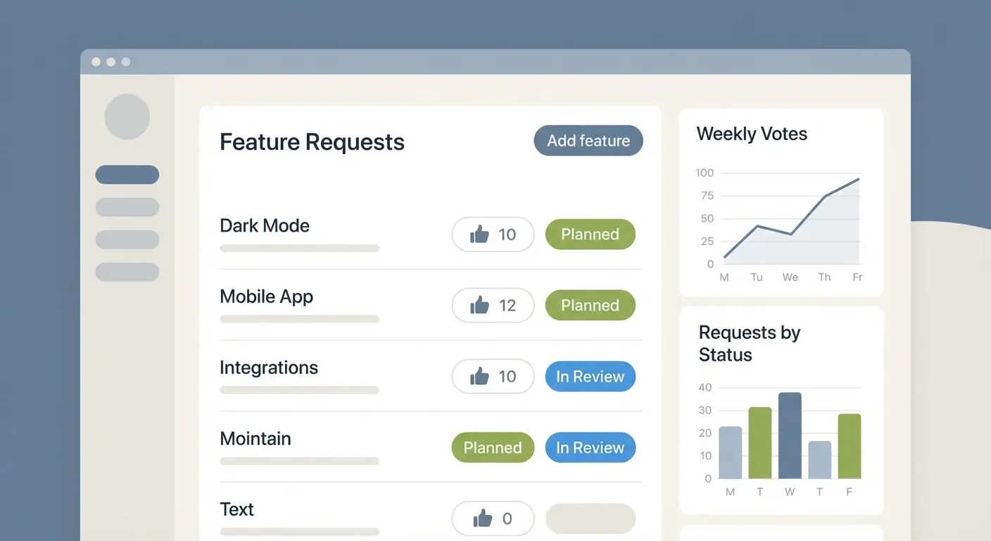 How to Create a Web App for Feature Request Voting | Koder.ai
