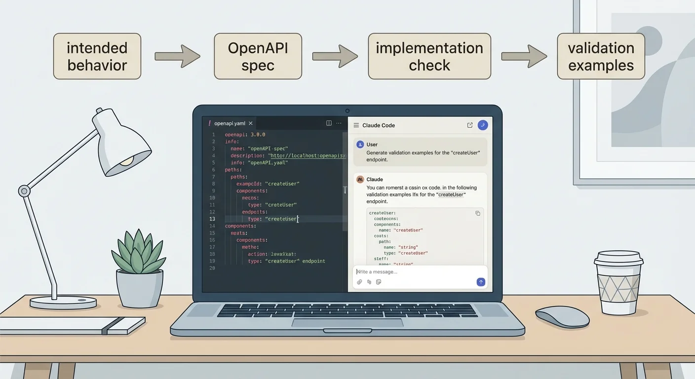 สร้าง OpenAPI จากพฤติกรรมด้วย Claude Code อย่างตรงไปตรงมา | Koder.ai