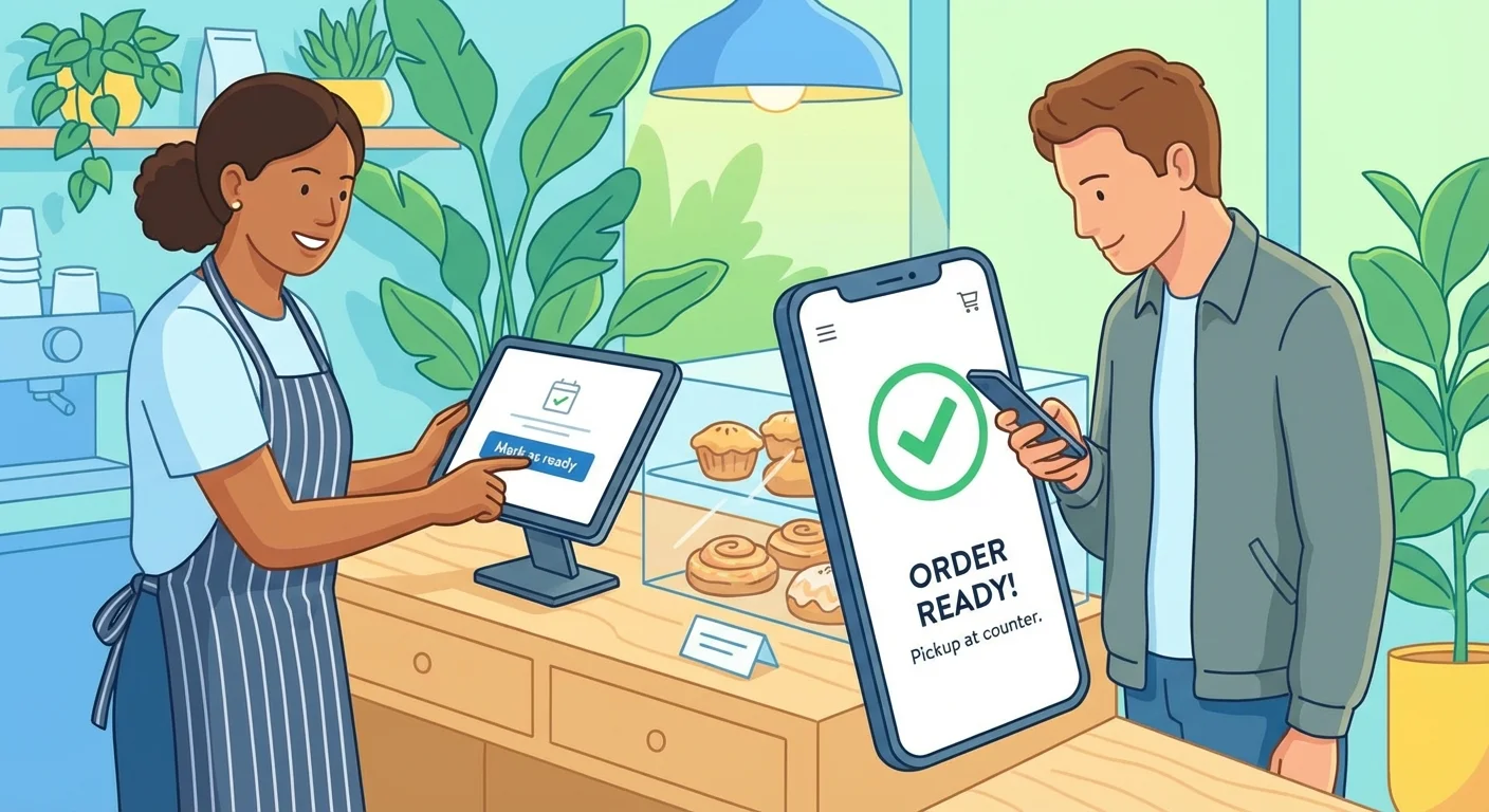 Order pickup ready notifications: simple setup and templates | Koder.ai