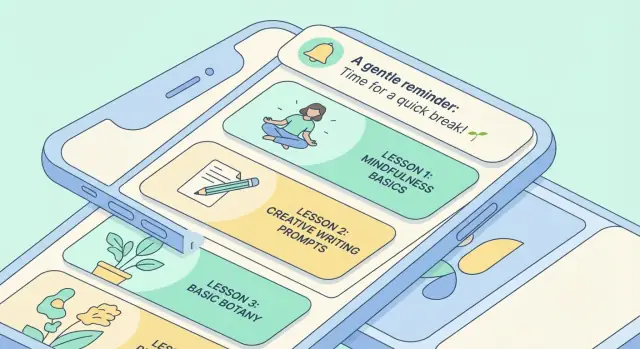 Come costruire un'app mobile per promemoria di micro‑apprendimento