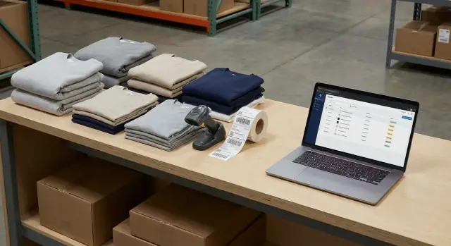 Workflow voor kledingretouren en omruilingen die eenvoudig blijft