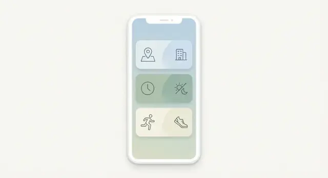 Contextuele herinneringen maken in een mobiele app zonder overbelasting