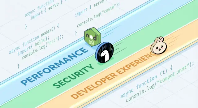 JavaScript Çalışma Zamanları Neden Performans, Güvenlik ve Geliştirici Deneyimi İçin Yarışır?