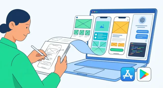 Eine Mobile App mit KI‑Code von der Idee bis in den App Store bauen