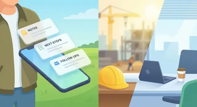 Come creare un'app mobile per i resoconti delle visite ai clienti