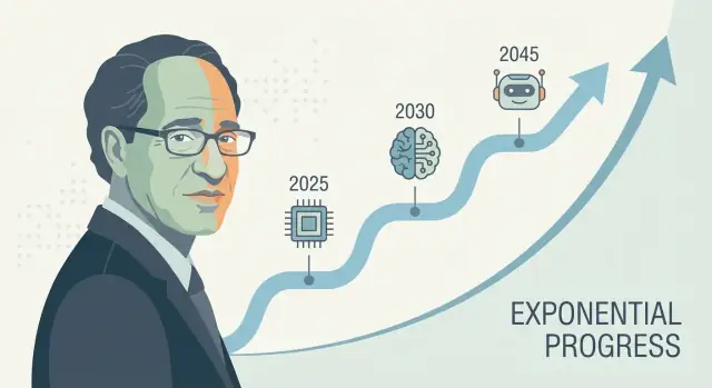 Ray Kurzweils AGI-tijdlijn: hoe hij decennia vooruit voorspelt