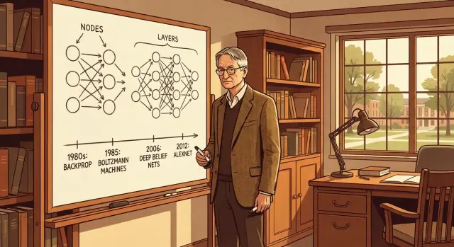 Geoffrey Hintons Durchbrüche bei neuronalen Netzen erklärt