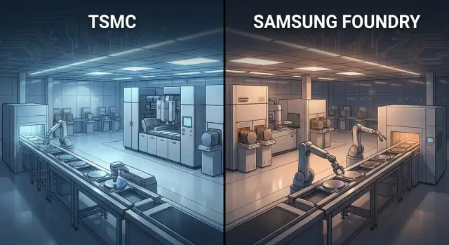 TSMC vs Samsung Foundry: procesleiderschap versus klantvertrouwen
