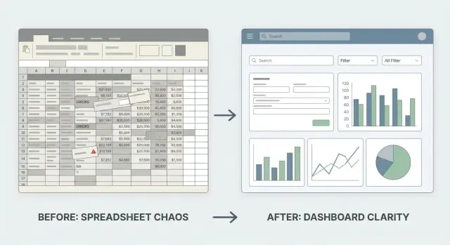 Как создать сайт для инструмента, заменяющего электронные таблицы