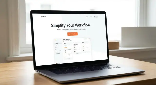 স্টার্টআপ ল্যান্ডিং পেজ কীভাবে তৈরি করবেন যা কনভার্ট করে