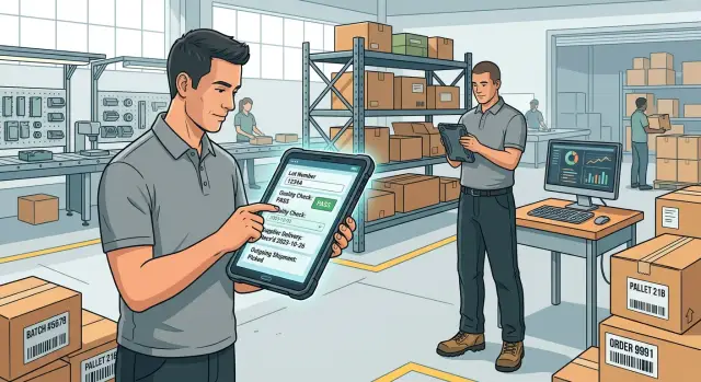 Batch traceability app for small manufacturers: guide
