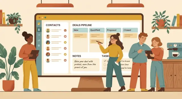 Cómo construir un CRM simple para una pequeña empresa o startup