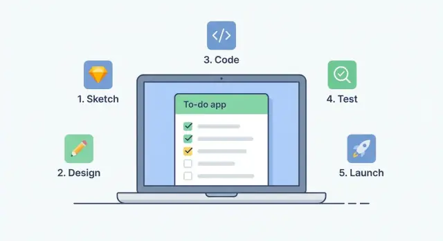 Construa um app de tarefas simples passo a passo (linguagem clara)
