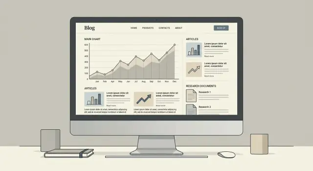 วิธีสร้างเว็บไซต์สำหรับบล็อกแนวโน้มและงานวิจัยด้านอุตสาหกรรม