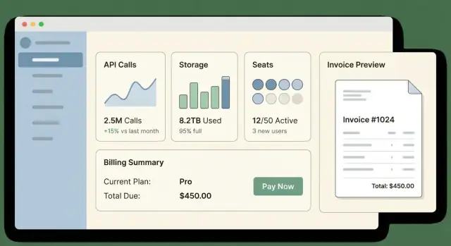 Kullanıma Dayalı Faturalama Modelleri İçin Bir Web Uygulaması Nasıl Kurulur