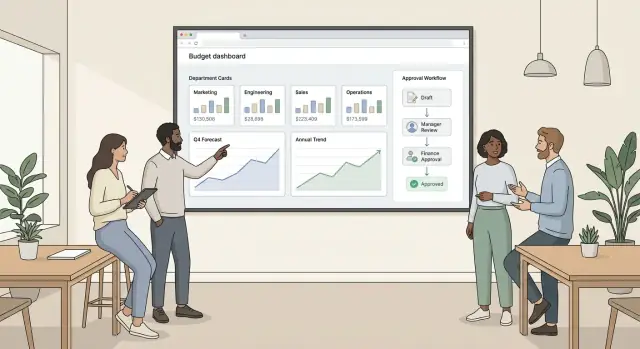 Jak zbudować aplikację webową do planowania budżetu i prognozowania działów
