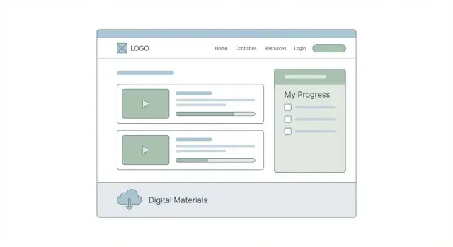 Crea un sito per prodotto digitale con contenuti focalizzati sull'educazione