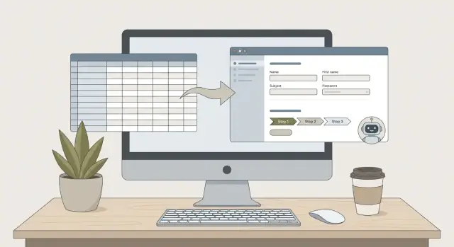 Spreadsheets vervangen door AI‑gebouwde tools voor echte werkstromen