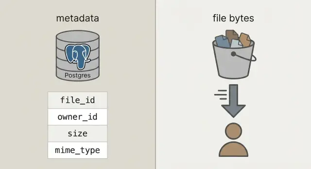 Object storage vs database blobs for fast, cheap uploads