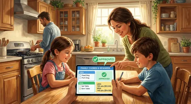 Allowance and Chore Points App for Families: Easy Setup