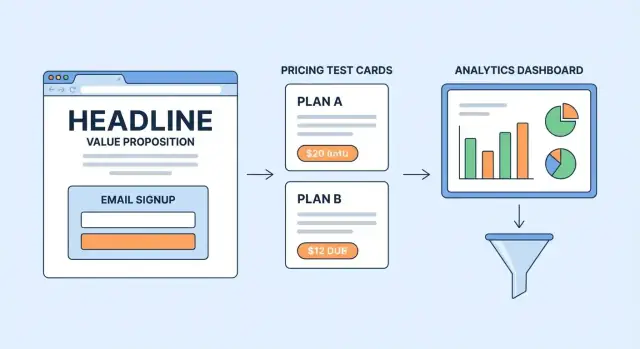 Hoe je een website bouwt die een SaaS valideert voordat je code schrijft