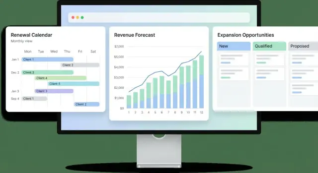 갱신 예측 및 확장 추적을 위한 웹 앱 구축