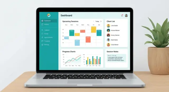 Seansları ve İlerlemesini Yönetmek İçin Bir Koçluk Web Uygulaması Oluşturun