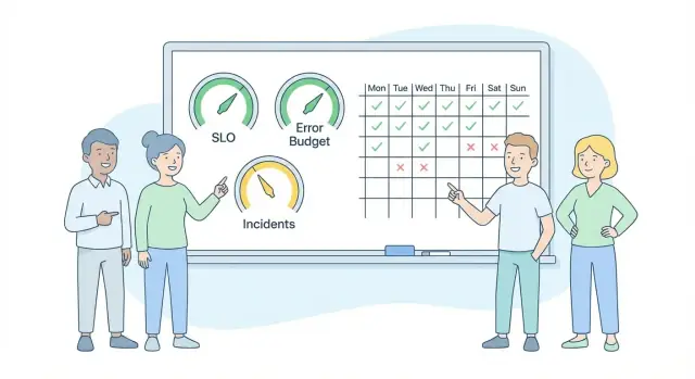 Foutbudgetten voor kleine teams: realistische SLO's en rituelen