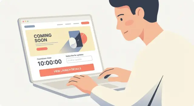 Maak een website voor productlancerings-aankondigingen: gids