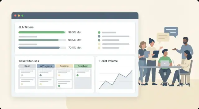 Hoe je een webapp bouwt om interne SLA-afspraken te volgen