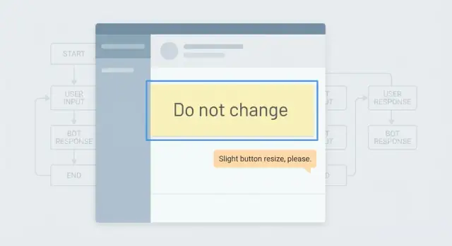 Do not change prompt pattern for safe, small iterations