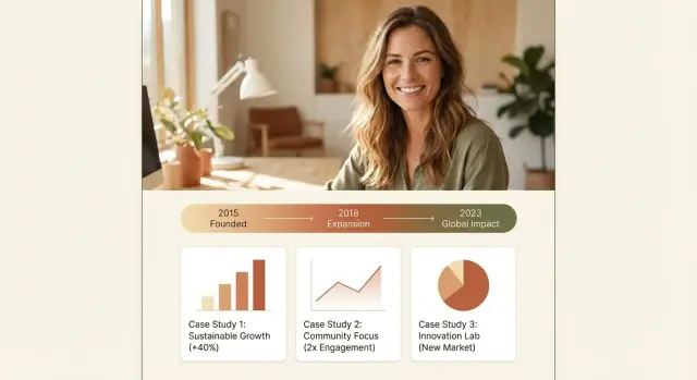 사례 연구가 포함된 창업자 여정 웹사이트 구축 방법