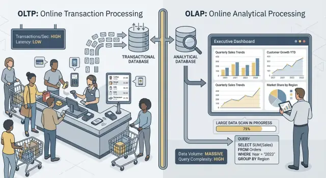 OLTP ve OLAP İş Yükleri Neden Nadiren Aynı Veritabanında Olur