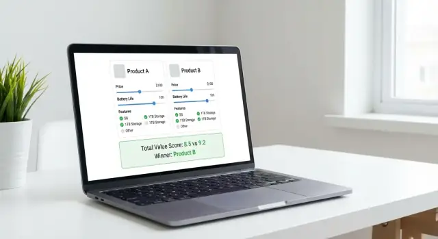 Hoe je een website bouwt voor een productvergelijkingscalculator