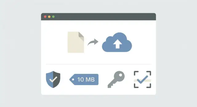 Bezpieczne przesyłanie plików: uprawnienia, limity, podpisane URL-e, skanowanie