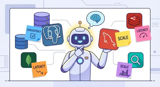 Come LLM scelgono i database dalle esigenze di prodotto — e dove fallano