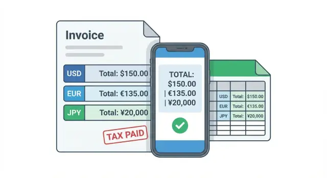 Multi-currency subscription invoicing: rounding rules that match