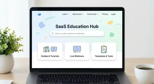 Hoe maak je een website voor een SaaS-educatiehub