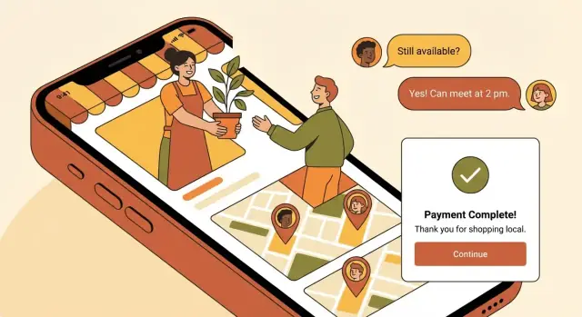 Come creare un'app mobile per marketplace locali (passo dopo passo)