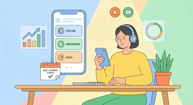 매일 레슨을 위한 마이크로러닝 앱 만들기