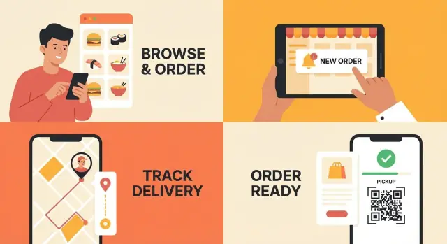 如何构建外卖或取餐应用：逐步指南