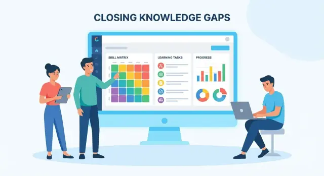 كيفية بناء تطبيق ويب لإدارة ثغرات المعرفة الداخلية