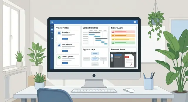 Hoe je een webapp bouwt voor leveranciers- en contractbeheer