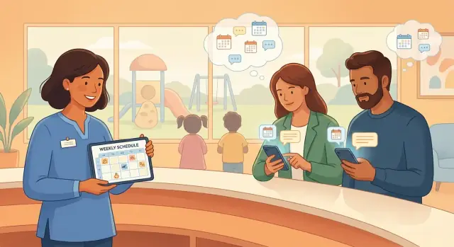 Stwórz aplikację do planowania i powiadomień w opiece nad dziećmi — krok po kroku