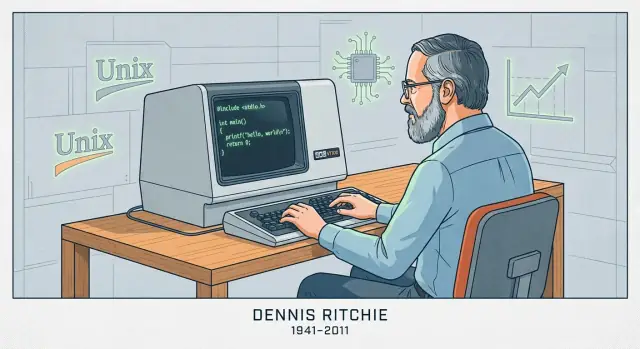 Dennis Ritchie en C: een kleine taal met grote impact op systemen