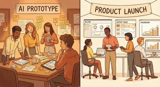 Van snelle AI‑prototypes naar omzetgenererende producten